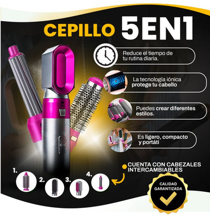 ✨ SMARTBRUSH ✨ - CEPILLO SECADOR 5 EN 1